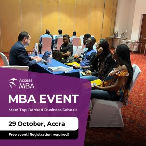 Discover leading MBA programmes in Accra on 29 October!