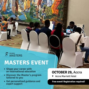 Shape Your Career with an International Master’s Degree - Join the Top Masters Event in Accra!