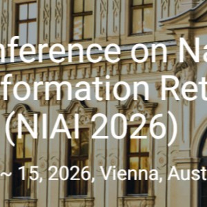 7th International Conference on Natural Language Processing, Information Retrieval and AI (NIAI 2026) 