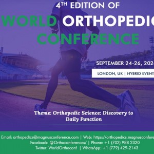 4th Edition of World Orthopedics Conference