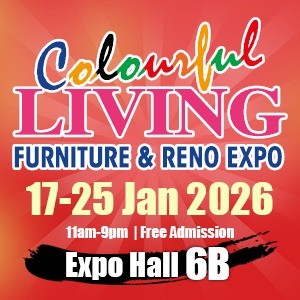 Colourful Living Furniture & Reno Expo 17-25 Jan 2026 at Expo Hall 6B
