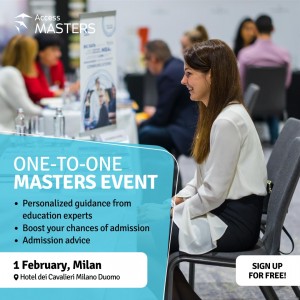 Exclusive Master's Degrees Event in Milan