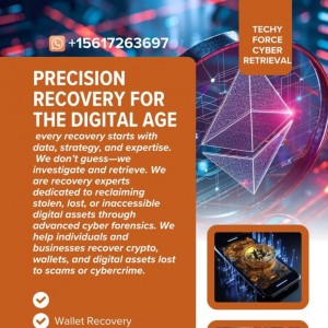 THE GENUINE AND MOST TRUSTED CRYPTOCURRENCY ASSETS RECOVERY SOLUTION -  TECHY FORCE CYBER RETRIEVAL