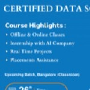 DataMites Data Science Training in Bangalore