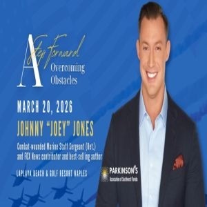 Fox News Host and decorated veteran Johnny “Joey” Jones to speak at Parkinson’s luncheon Naples