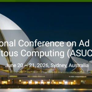 17th International Conference on Ad hoc, Sensor & Ubiquitous Computing (ASUC 2026)