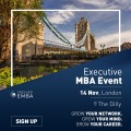 Premier EMBA In-Person Event in London