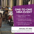Free MBA Event in Oslo, 27 January 