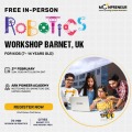 In-person Free Robotics Workshop in Barnet, UK by Moonpreneur