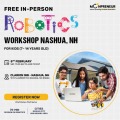 In-person Free Robotics Workshop in Nashua, NH by Moonpreneur