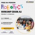  In-person Free Robotics Workshop in Edison, NJ by Moonpreneur