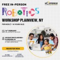  In-person Free Robotics Workshop in Plainview, NY by Moonpreneur