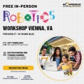 In-person Free Robotics Workshop in Vienna, VA by Moonpreneur