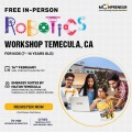  In-person Free Robotics Workshop in Temecula, CA by Moonpreneur