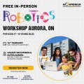 In-person Free Robotics Workshop in Aurora, ON by Moonpreneur