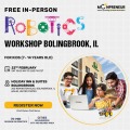In-person Free Robotics Workshop in Bolingbrook, IL by Moonpreneur