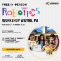 In-person Free Robotics Workshop in Wayne, PA by Moonpreneur