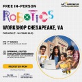 In-person Free Robotics Workshop in Chesapeake, VA by Moonpreneur
