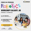 In-person Free Robotics Workshop in Calgary, AB by Moonpreneur