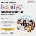 In-person Free Robotics Workshop in Albany, NY by Moonpreneur