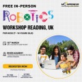  In-person Free Robotics Workshop in Reading, UK by Moonpreneur