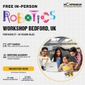 In-person Free Robotics Workshop in Bedford, UK by Moonpreneur