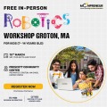In-person Free Robotics Workshop in Groton, MA by Moonpreneur