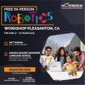  In-person Free Robotics Workshop in Pleasanton, CA by Moonpreneur