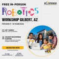 In-person Free Robotics Workshop in Gilbert, AZ by Moonpreneur