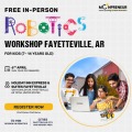 In-person Free Robotics Workshop in Fayetteville, AR by Moonpreneur
