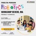 In-person Free Robotics Workshop in Revere, MA by Moonpreneur