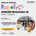 In-person Free Robotics Workshop in Mississauga, ON  by Moonpreneur