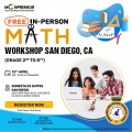 In-person Free Math Workshop For Kids at San Diego, CA (Grade 2nd-8th)