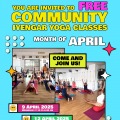 Join Our Free Community Iyengar Yoga Classes This April!