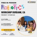 In-person Free Robotics Workshop in Burbank, CA by Moonpreneur