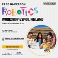  In-person Free Robotics Workshop in Espoo, Finland by Moonpreneur