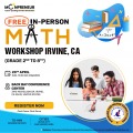 In-person Free Math Workshop For Kids at Irvine, CA (Grade 2nd-8th)