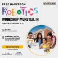 In-person Free Robotics Workshop in Munster, IN by Moonpreneur