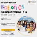  In-person Free Robotics Workshop in Evansville, IN by Moonpreneur