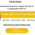 International Journal of Computer Networks & Communications (IJCNC) - Scopus, ERA Listed, WJCI Indexed