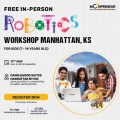 In-person Free Robotics Workshop in Manhattan, KS by Moonpreneur