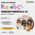 In-person Free Robotics Workshop in Phoenixville, PA  by Moonpreneur