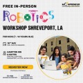  In-person Free Robotics Workshop in Shreveport, LA  by Moonpreneur