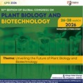 10th Edition of Global Congress on Plant Biology and Biotechnology
