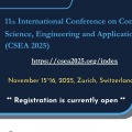 11th International Conference on Computer Science, Engineering and Applications (CSEA 2025)