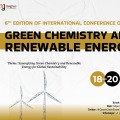 6th Edition of International Conference on Green Chemistry and Renewable Energy