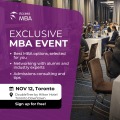 Ready to Boost Your Career with an MBA – Toronto, November 12