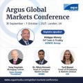 Argus Global Markets Conference | 30 September - 1 October 2025 | London, UK