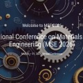10th International Conference on Materials Science and Engineering (MSE 2026)