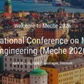13th International Conference on Mechanical Engineering (Meche 2026)